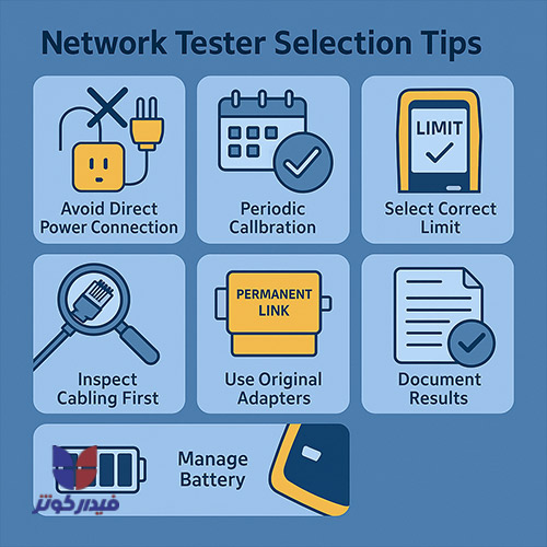 تستر کابل شبکه