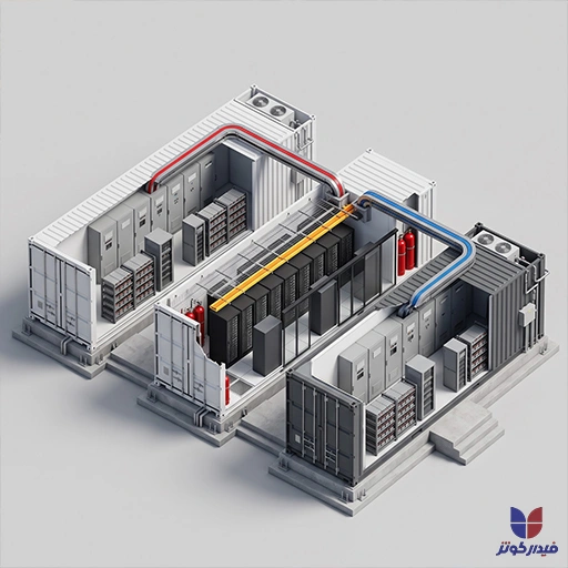 معماری Multi-Container دیتاسنتر Tier IV