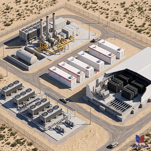 کانتینر LFP BESS دیتاسنتر