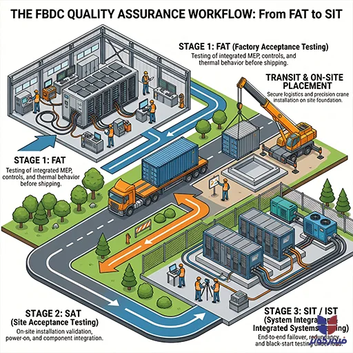 The FBDC Quality Assurance Workflow (From FAT to SIT)